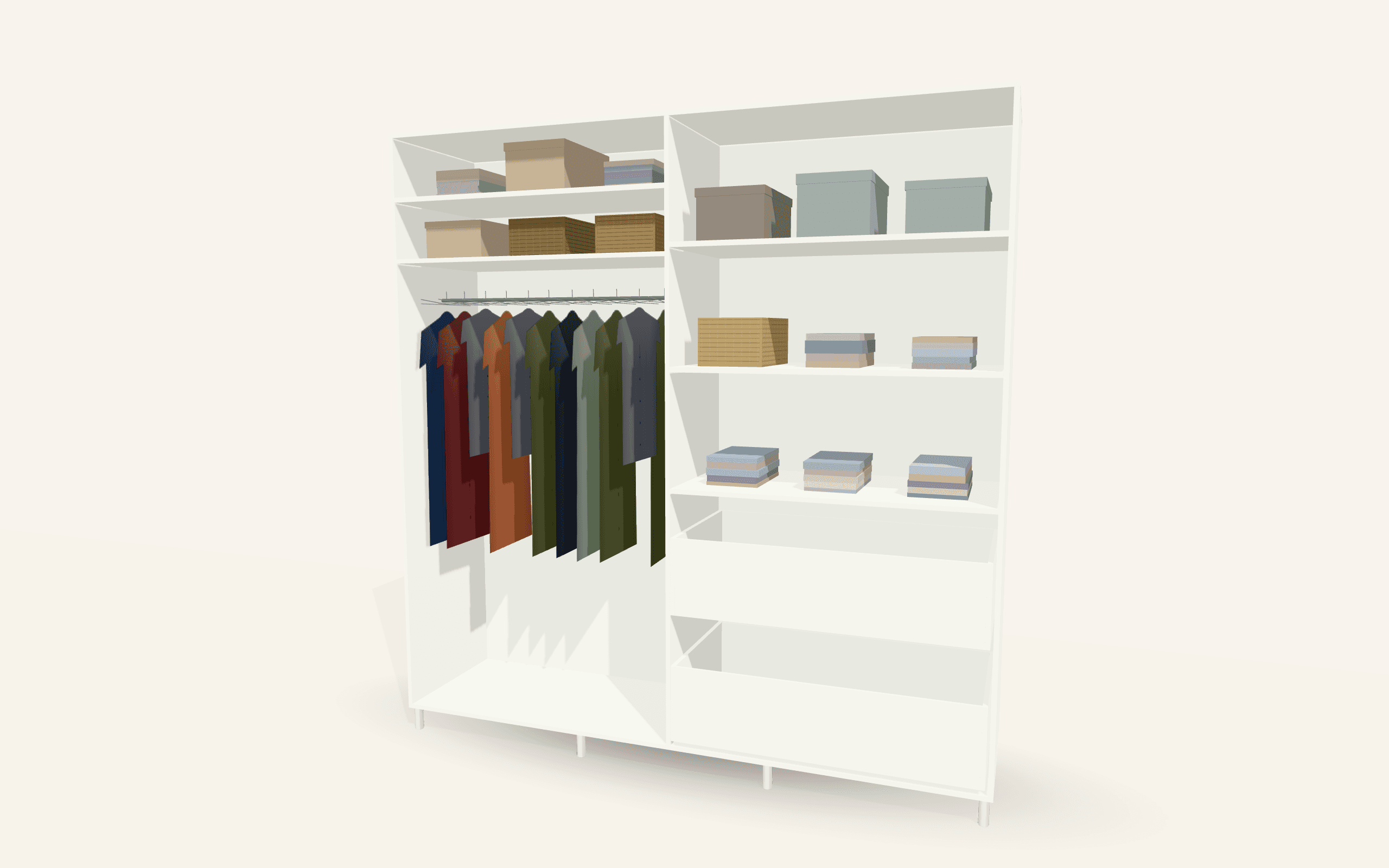 The Hove Cashmere Sliding Wardrobe