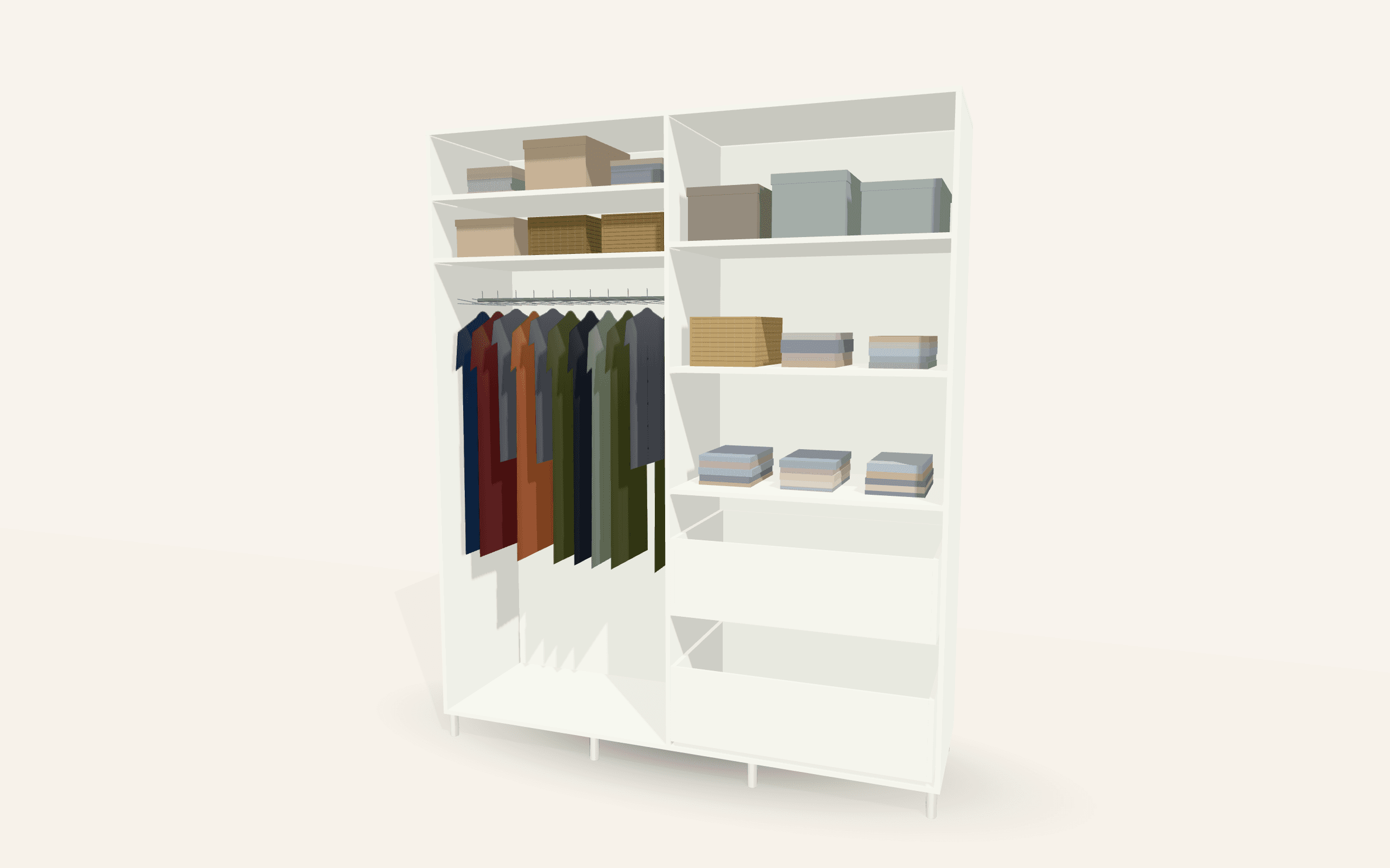 The Wivelsfield Marble-Effect Sliding Wardrobe