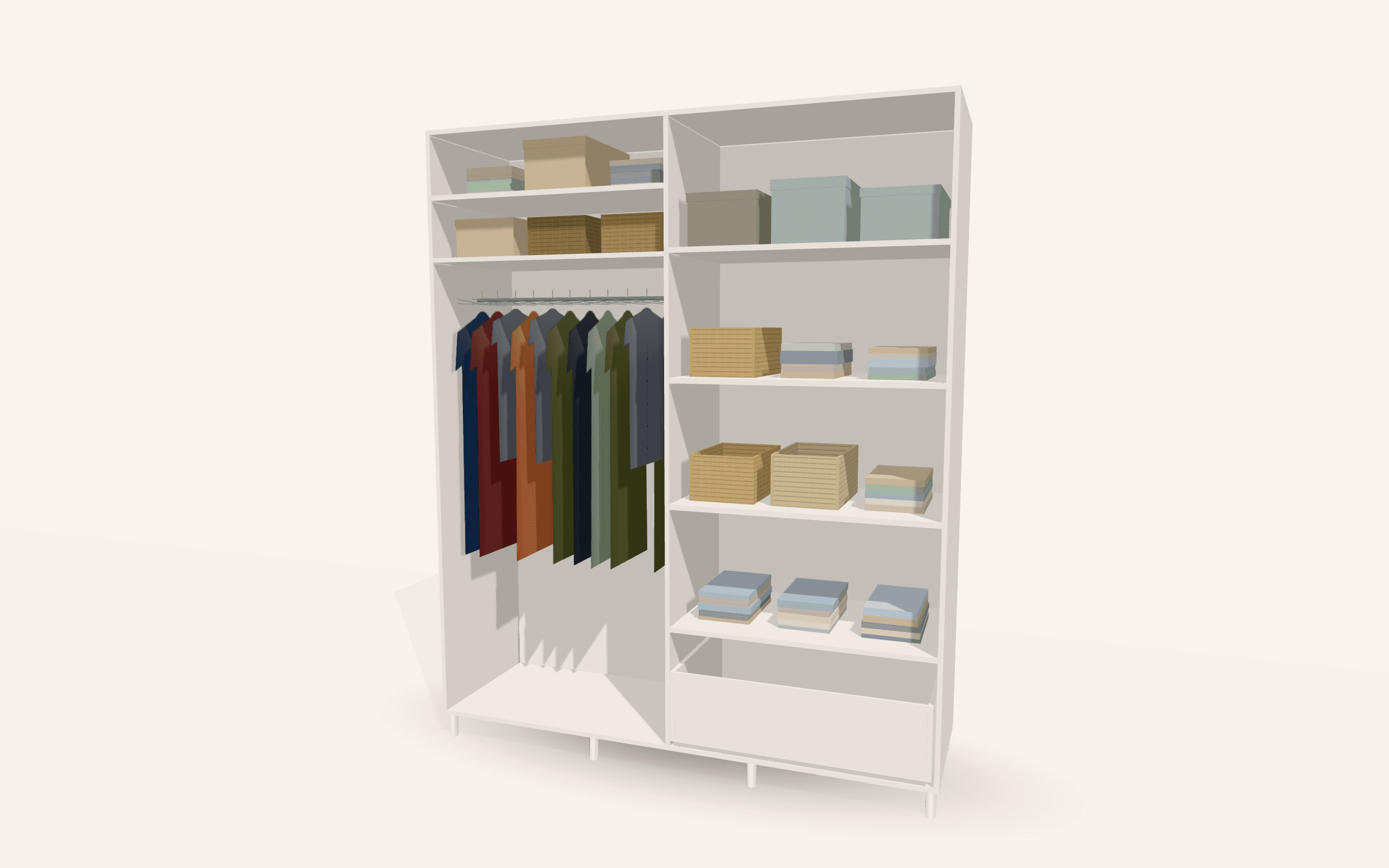 The Brighton Graphite Oakgrain & Mirror Sliding Wardrobe