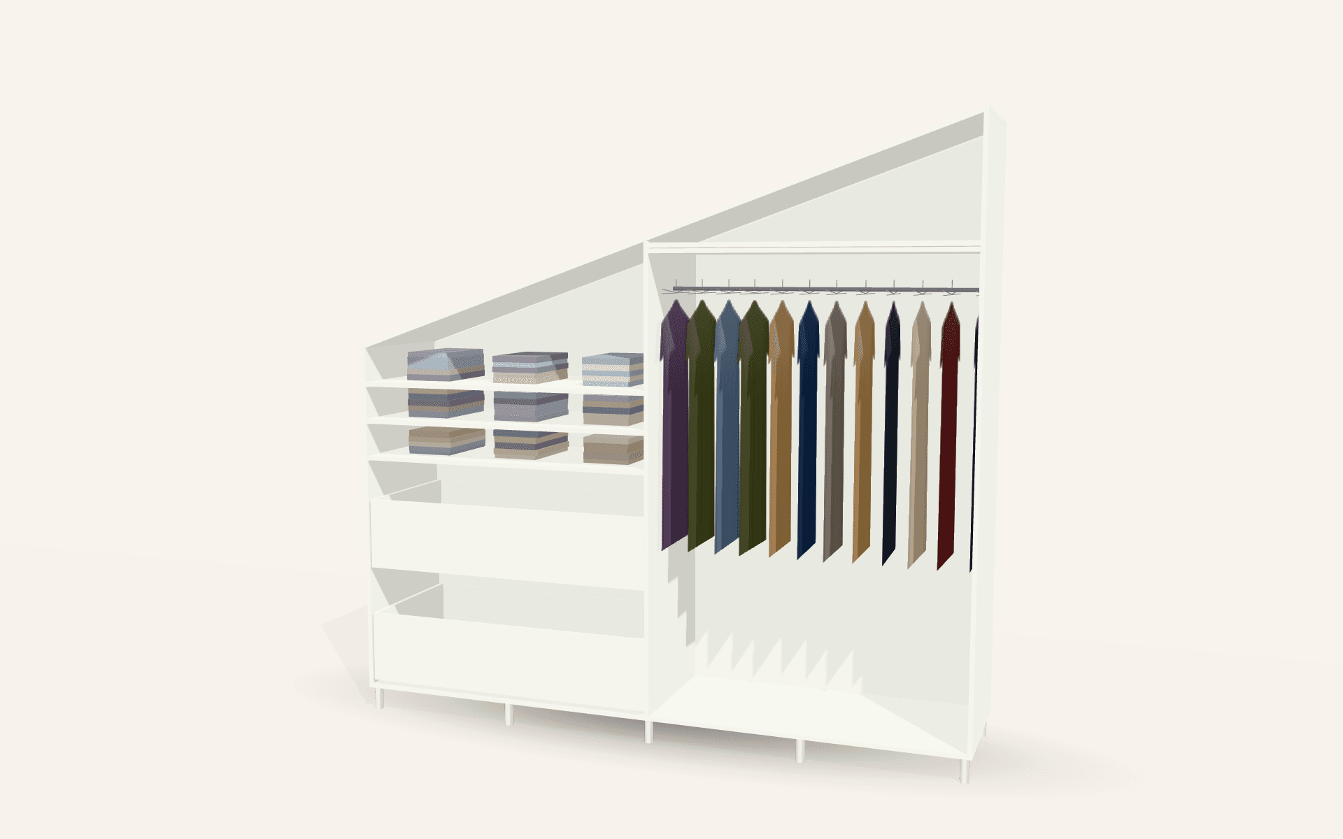 The Hove Loft Sliding Wardrobe