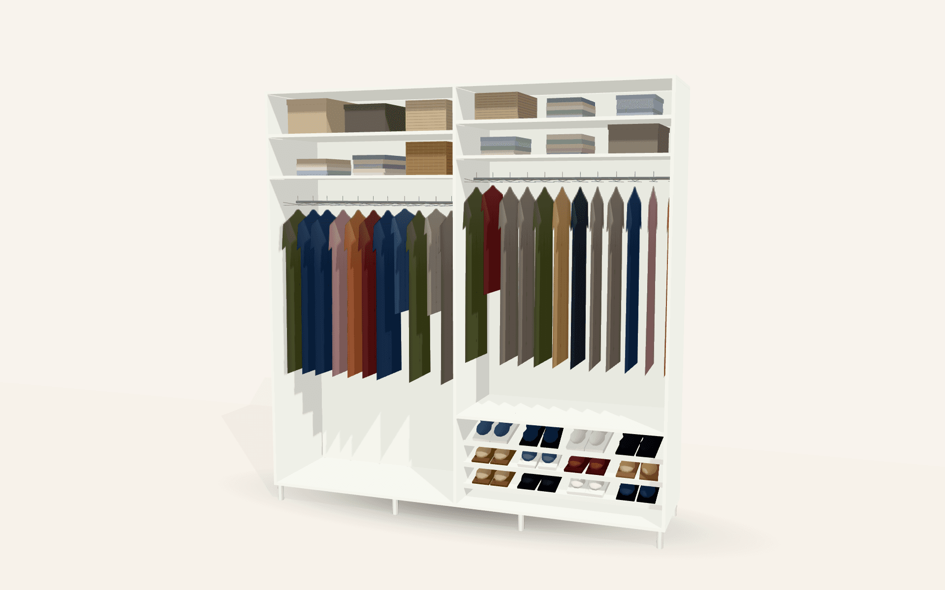 The Newhaven Oak-Effect Sliding Wardrobe